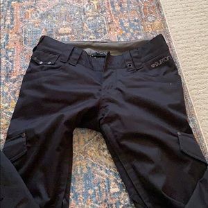 BURTON - white collection - black snow pants 🎿